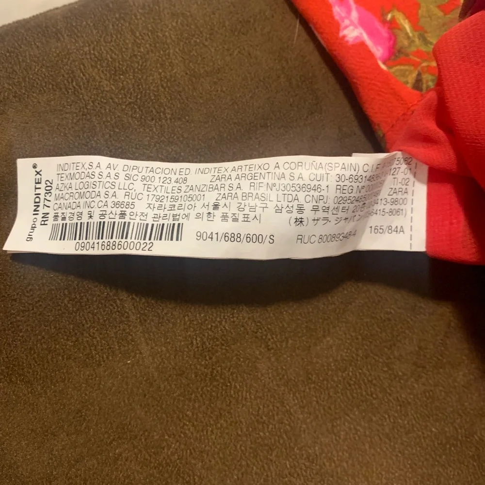 ✨Brand new✨BraTop by Zara Roses Roses Roses - Picture 4 of 7